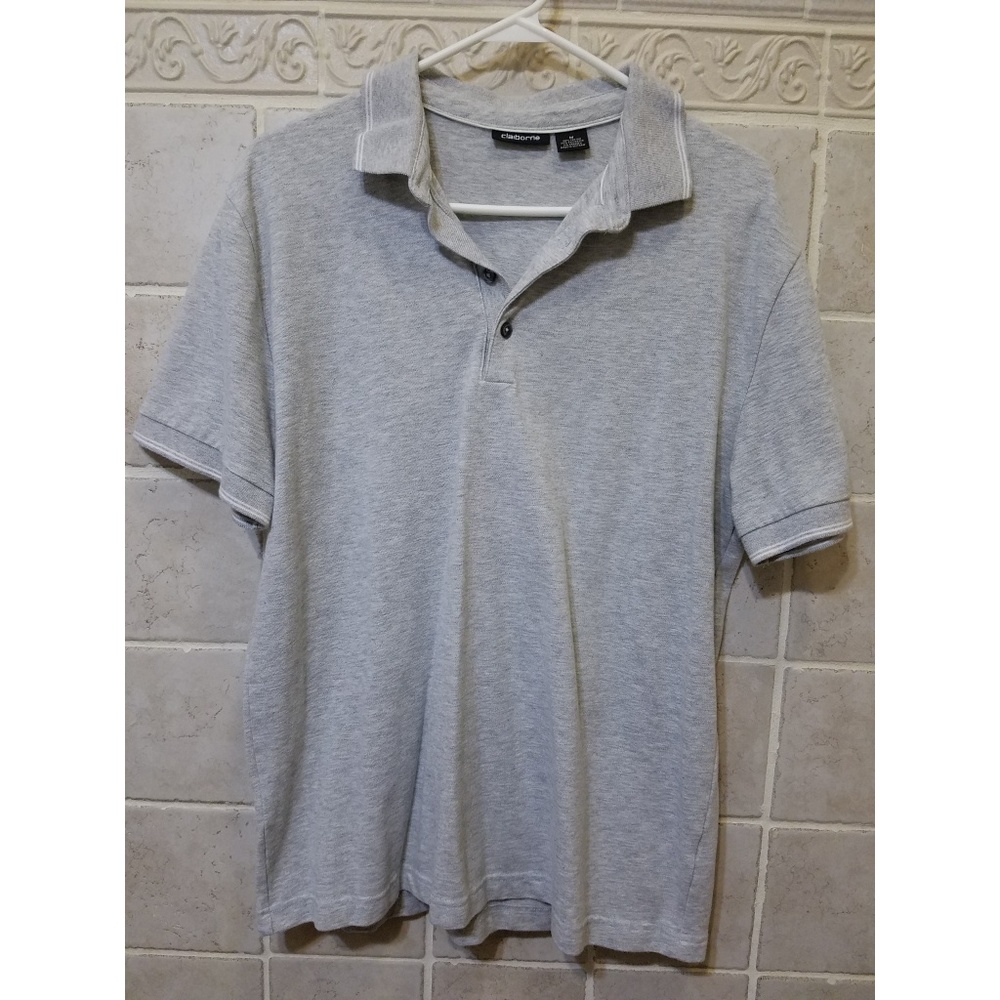 Claiborne Mens Jersey Polo